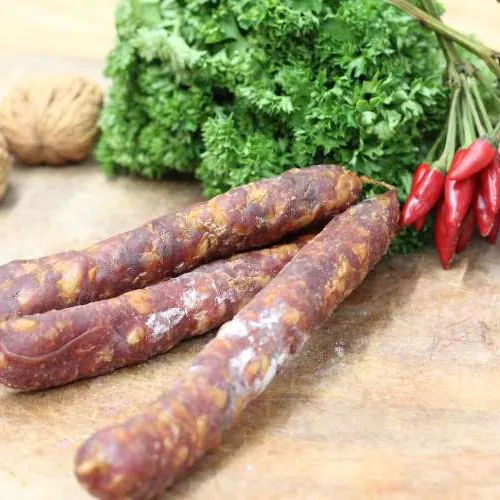 Saucisse sèche nature maison